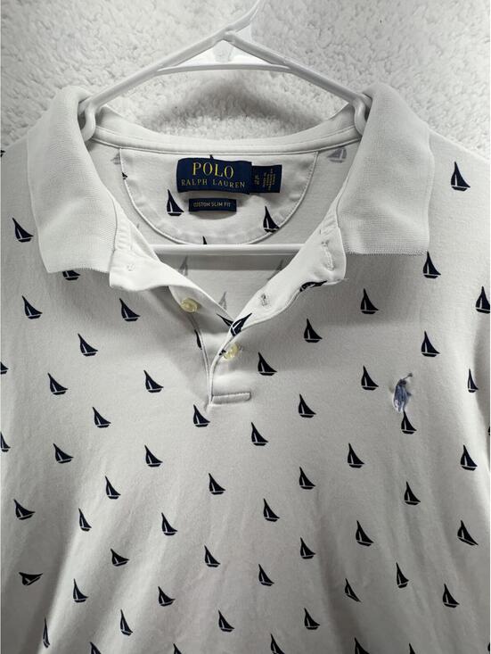 Ralph Lauren Other - Polo Ralph Lauren AOP Sailboat Nautical Polo Shirt White Mens XL